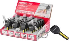 Lampă Strend Pro breloc, breloc, pandantiv, cu magnet, 60 lm, 75x30 mm, sellbox 24 buc