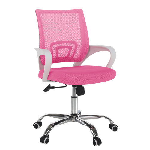 Uredska stolica, roza/bijela, SANAZ TIP 2