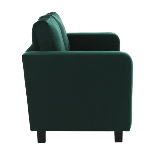 Potpuno tapecirana sofa, smaragdna tkanina, LUANA