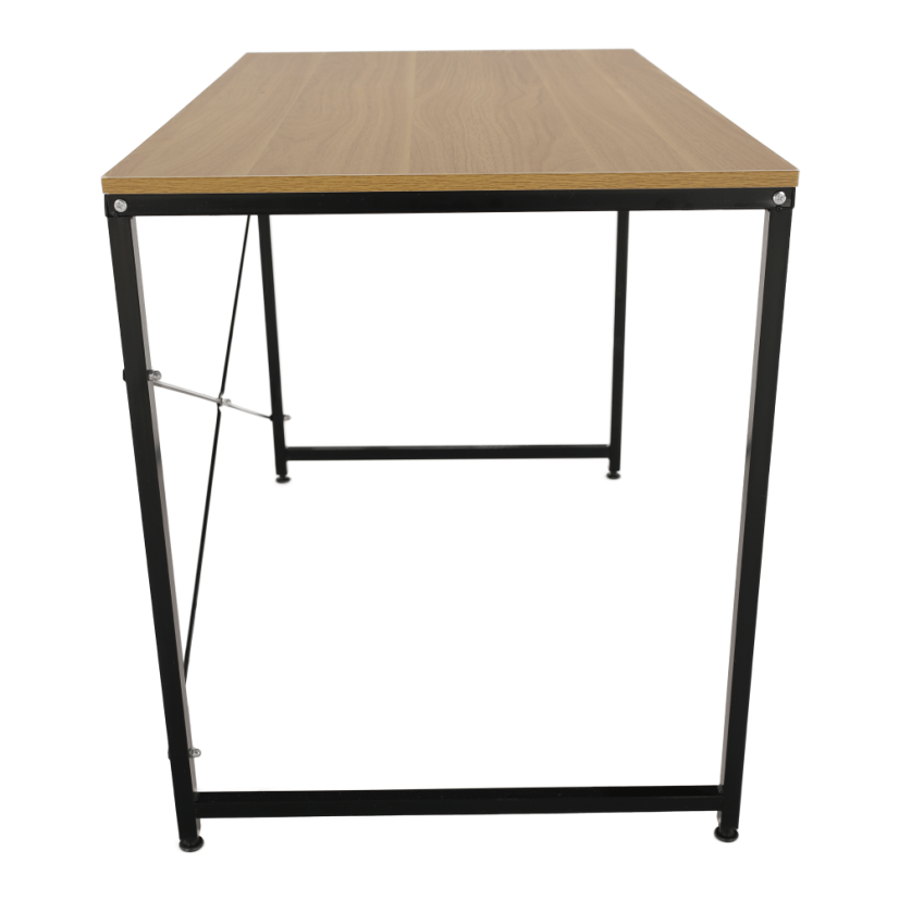Radni stol, hrast/crna, 100x60 cm, MELLORA