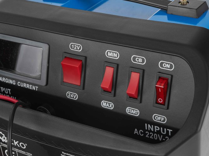 Nabíjačka so štartovaním 12/24V 20-380 Ah, GEKO