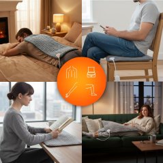 Plăcuță de încălzire electrică 60x30 cm cu telecomandă