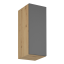 Hängeschrank, Artisan Eiche/mattgrau, universal, LANGEN G30