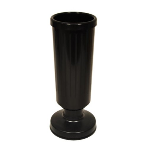 Nagrobna vaza 30 cm črna s KLC zaponko