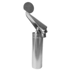 Dimnjačka slavina 180 mm, poklopac dimnjaka, dimnjak