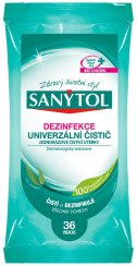 Sanytol środek do dezynfekcji, uniwersalny środek czyszczący, chusteczki jednorazowe, 36 szt