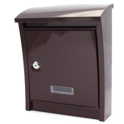 Briefkasten DALMATIA braun 25x32x8-12cm, XL-TOOLS