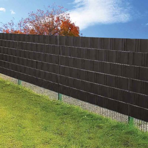 Páska tieniaca na plotové panely antracyt, PVC, 190 mm x 35 m, 450g/m2, XL-TOOLS