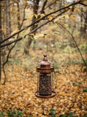 Krmítko Strend Pro, pre vtáky, 32x17cm, 950 ml, plast, kovová mriežka