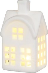Dekorácia MagicHome Vianoce, domček, 7.3x8.7x15.3 cm