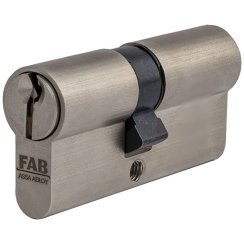 Vložka cylindrická FAB HOME 2.00** /DNs 30+45, 3 kľúče, stavebná, satenový nikel
