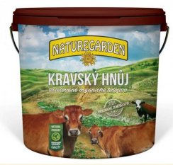 Hnůj kravský 3kg NATURE GARDEN kbelík