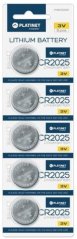Lithiumbatterie CR 2025, 3V, Blister 5 Stück PLATINET