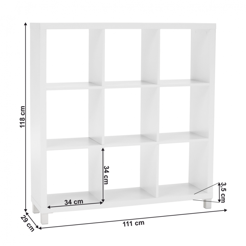 Regal, weiß, TOFI 5 NEU