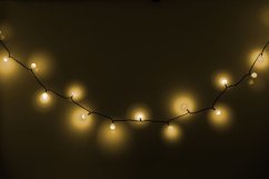 MagicHome Weihnachts-Kirschkugelkette, 100x LED warmweiß, IP44, 8 Funktionen, Beleuchtung, L-9,90m