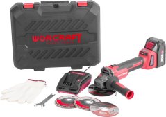 Workcraft CAG-S20LiBH ShareSYS Schleifer, 115 mm, eckig, SET im Koffer, mit Akku und Ladegerät, 20V, 1x Li-Ion, kohlenstofffrei