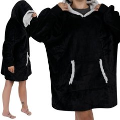 Bluza XXL - czarny koc Ruhhy 24403