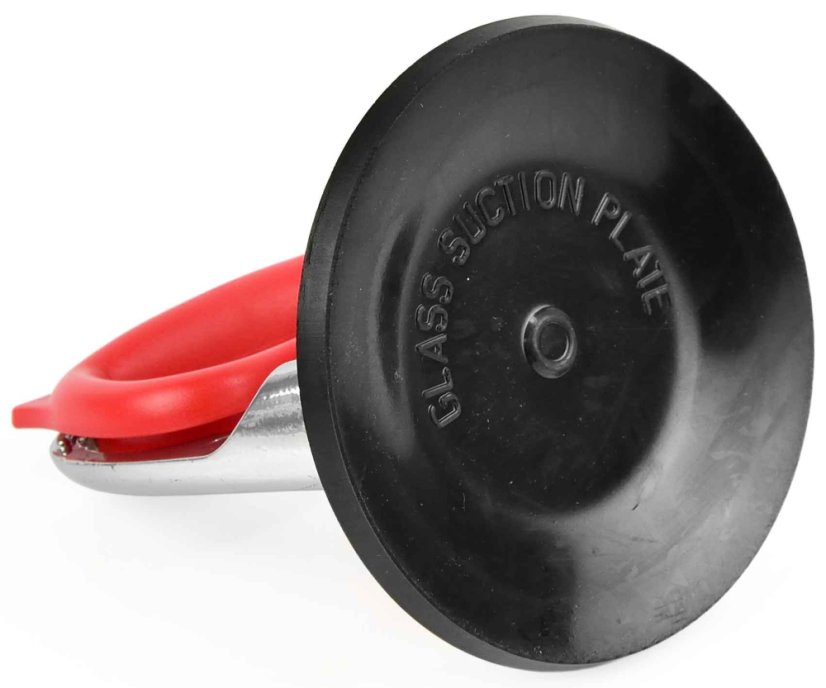 Aluminium-Saugnapf für Glas 1 x 125 mm, Tragfähigkeit 60 kg, HART