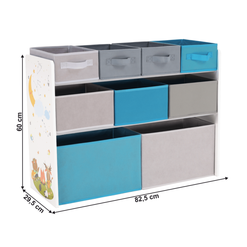 Organizer/Spielzeugregal, mehrfarbig/Muster, DARLING TYPE 2