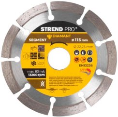Tarcza Strend Pro 521A, 115 mm, diament, segment