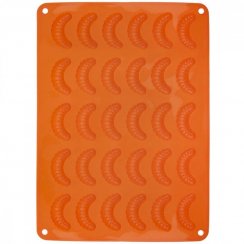 Forma ROŽEK silikon 30ks, oranžová