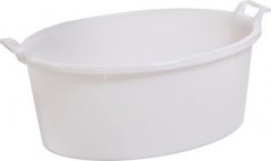 Vandlík ICS P12145, 12 litri, 45 cm, alb, oval, cu urechi