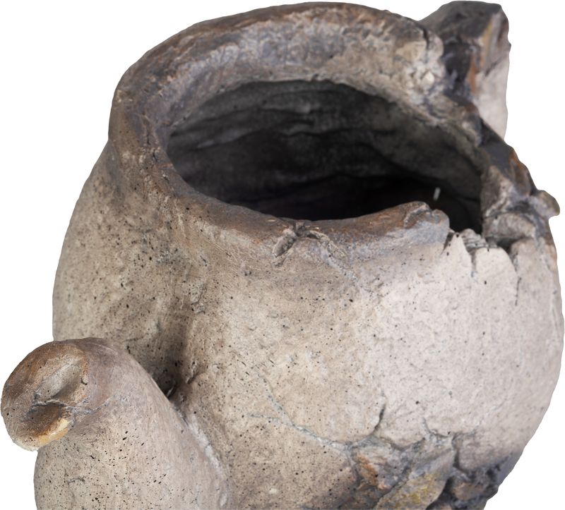 MagicHome Dekoration, Blumentopf, Mosaik, Keramik, 23,5x40x20,5 cm