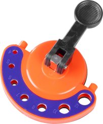 Šablóna Strend Pro, na vŕtanie otvorov, s prísavkou, 4-12 mm