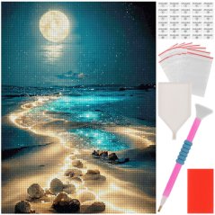 Gyémánt hímzés "Beach" 40x30cm Maaleo 26769 (akció)