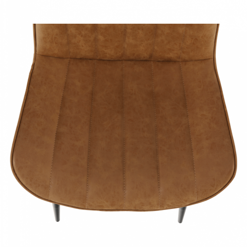 Krzesło, brązowy camel/czarny, HAZAL
