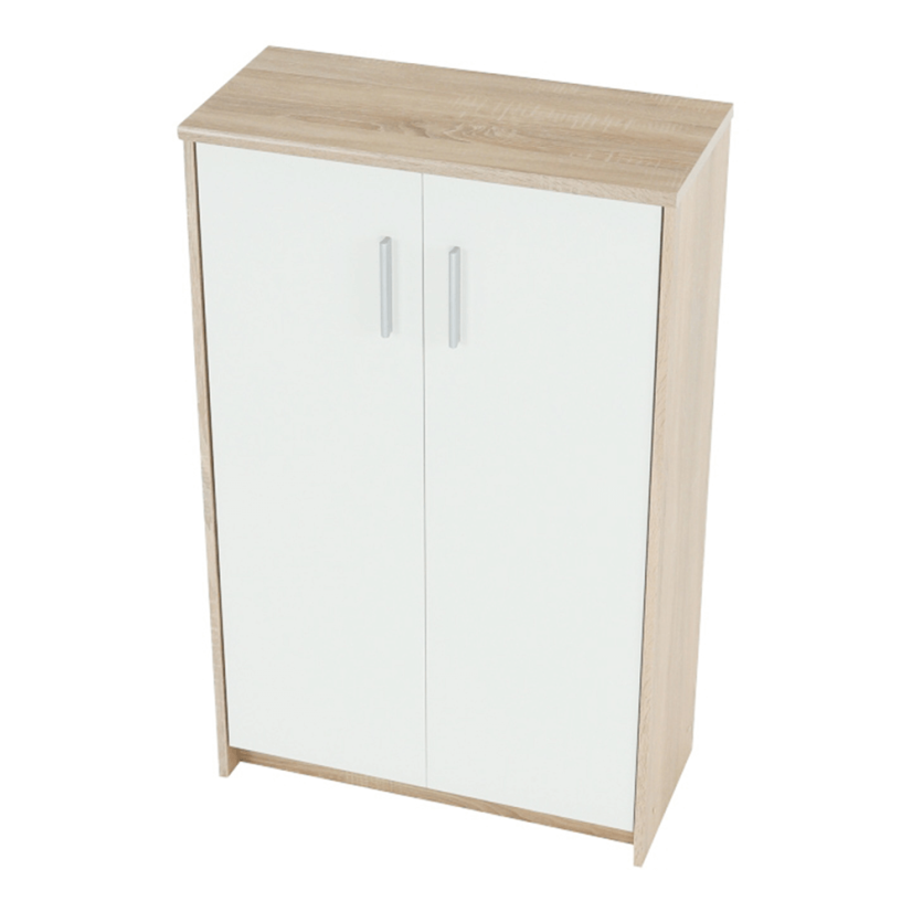 Büroschrank, Sonoma-Eiche/Weiß, JOHAN 2 NEW 13 JH033