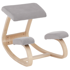 Balance-Kniebank, graubraun Taupe/natur, RENAR