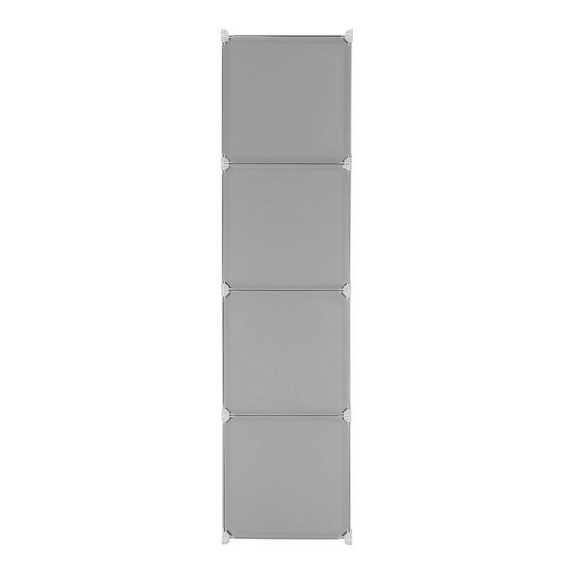 Modularer Kleiderschrank für Kinder, Grau/Kindermuster, ATREY