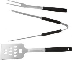 Strend Pro Grill set alata, za roštiljanje i pečenje, nehrđajući čelik, 3-dijelni
