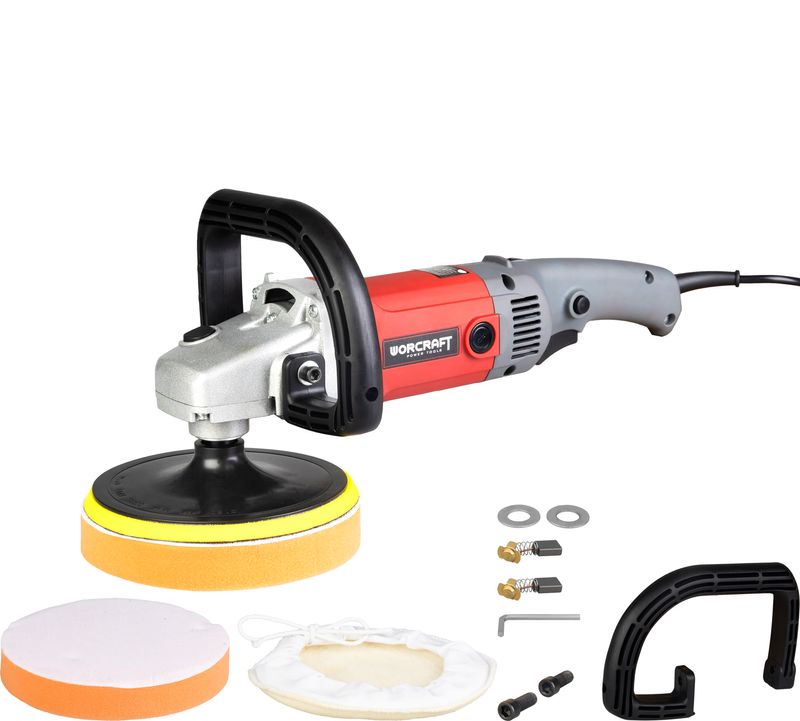 Leštička Worcraft CP12-180, 180 mm, na auto, 1200W
