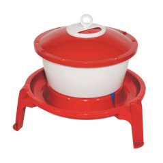 Napáječka RAPID CLEAN, pro drůbež, s nožkami, 6 lit., plast