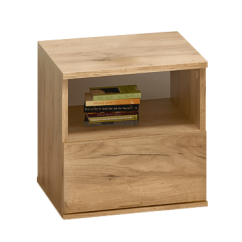 Nachttisch, goldene Craft-Eiche, DOLI (akce)
