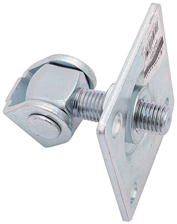 Állítható csuklópánt M16, alap négyzet 80x80 mm, vámtarifaszám 7308 9098 (akció)