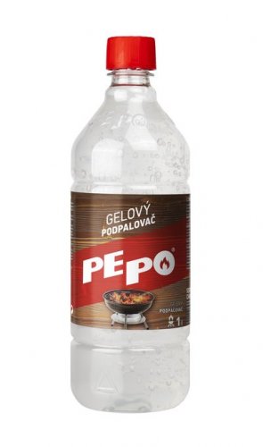 Podpaľovač PE-PO® gélový, 1000 ml, rozpaľovač na gril, kachle, krby, pece