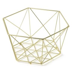 Gyümölcskosár DECOR 29cm arany