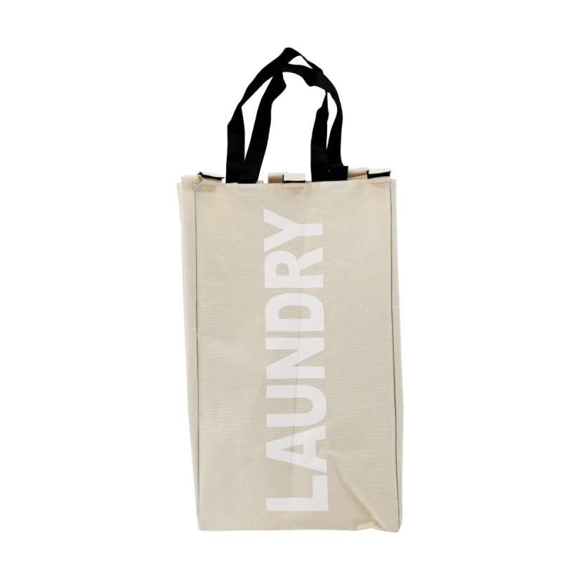 Stoffkorb für Wäsche, graubeige, WÄSCHETYP 1