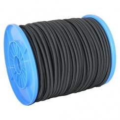 Gumolano Strend Pro R100, 10 mm, elastisches schwarzes Gummi, Nr. 220 kg, L-60 m