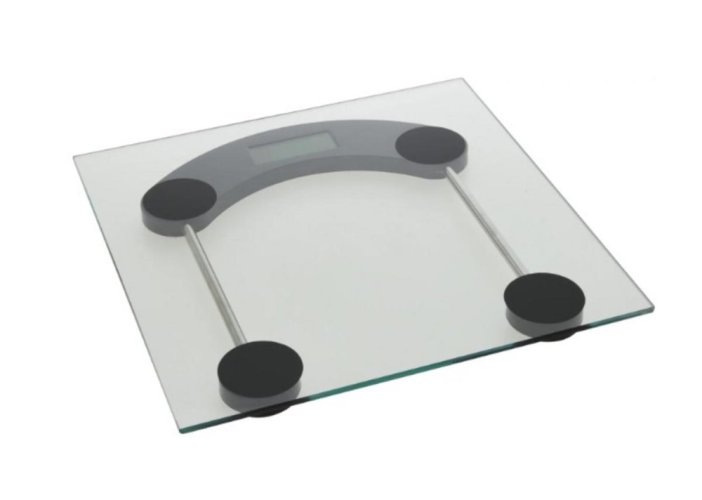 Personenwaage bis 150 kg 30x30 cm Glas