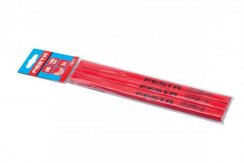 Mizarski svinčnik HB 18cm set 3 rdečih površin KLC