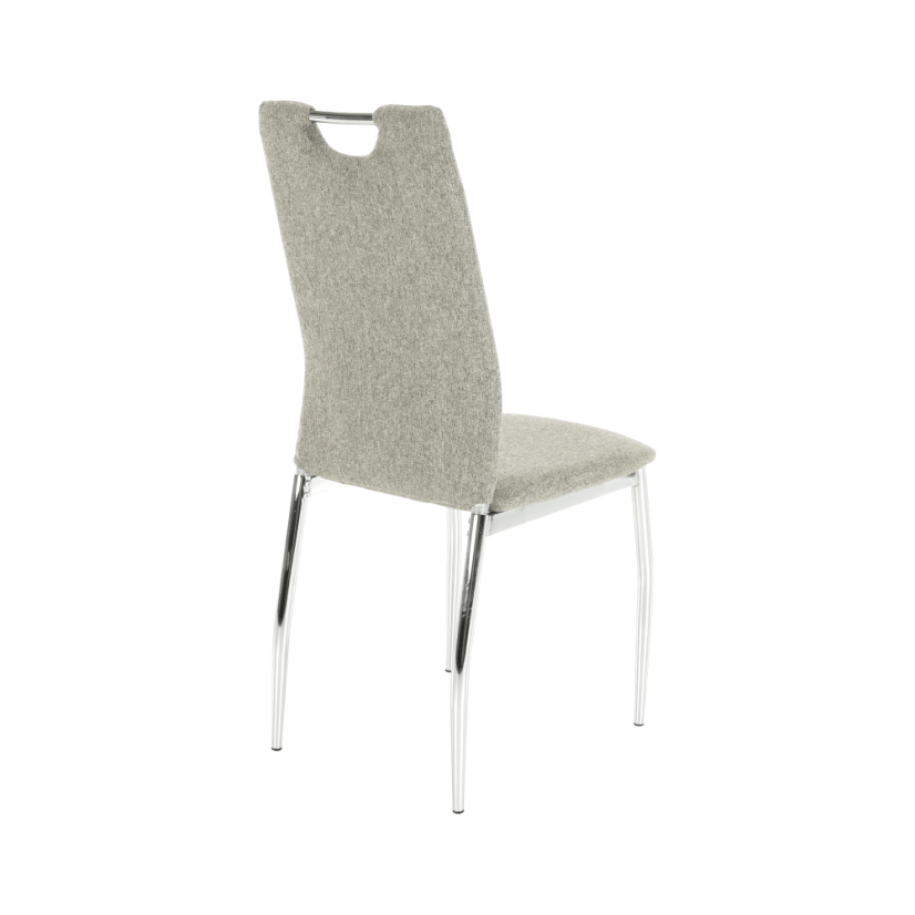 Esszimmerstuhl, Highlight Beige/Chrom, OLIVA NEU
