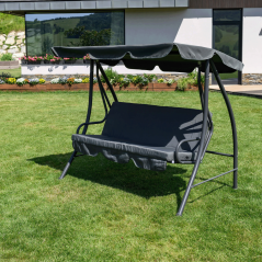 Gartenschaukel, grau, KEMI