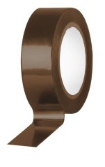 Strend Pro szalag, 19 mm, L-10 m, max. 80°C, 600V, barna, szigetelő, ragasztó, PVC, 10 db-os csomagban