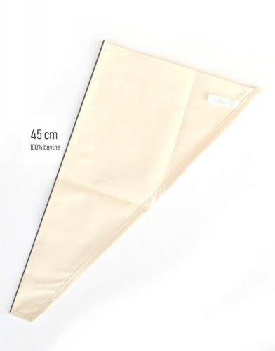 Slastičarska pamučna vrećica/torba 45 cm