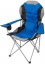 Krzesło Strend Pro, składane, niebieskie, camping, 80x50x105 cm