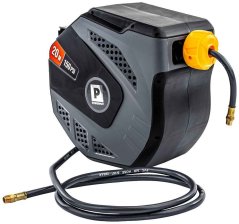 Samonavíjací závesný bubon s hadicou na vzduch, 8x12 mm, dĺžka 20 m, POWERMAT